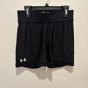 Under Armour Black Women's Training Compression Bike Shorts- 2 pairs